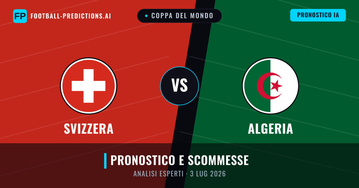 Svizzera vs Algeria — pronostico e anteprima del match