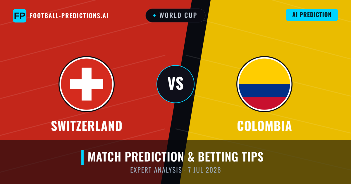 Switzerland vs Colombia — match prediction & preview