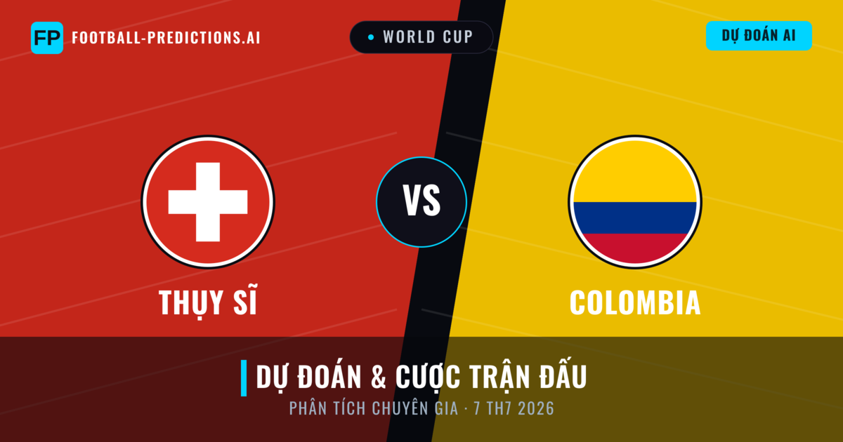 Thụy Sĩ vs Colombia — dự đoán và xem trước trận đấu
