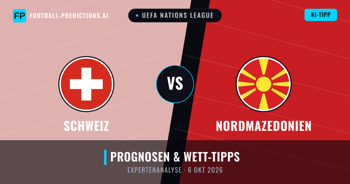 Schweiz vs Nordmazedonien — Prognose und Spielvorschau