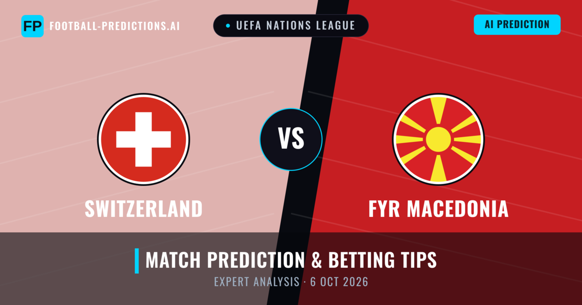 Switzerland vs FYR Macedonia — match prediction & preview