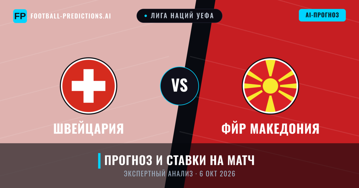 Швейцария – ФЙР Македония — прогноз и превью матча