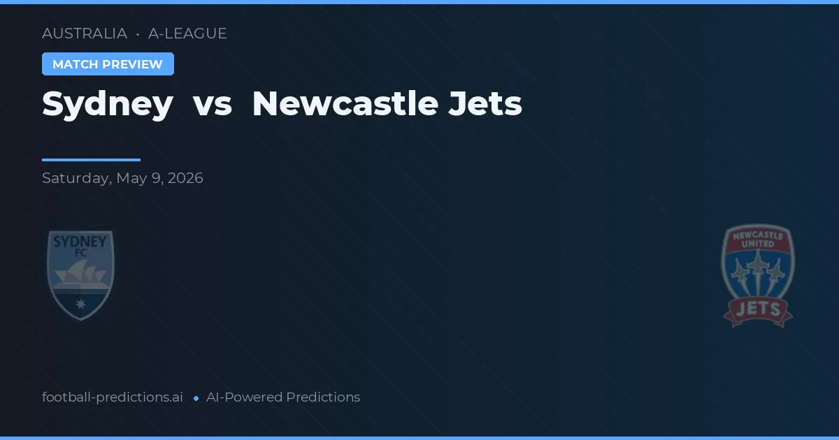 Sydney vs Newcastle Jets — match prediction & preview