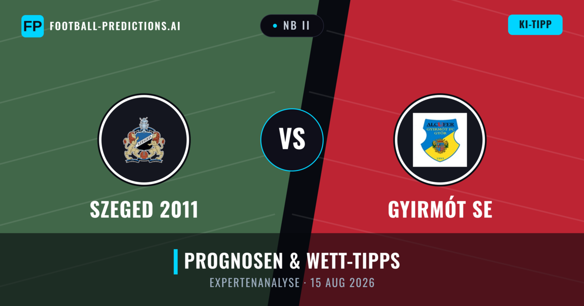 Szeged 2011 vs Gyirmót SE — Prognose und Spielvorschau