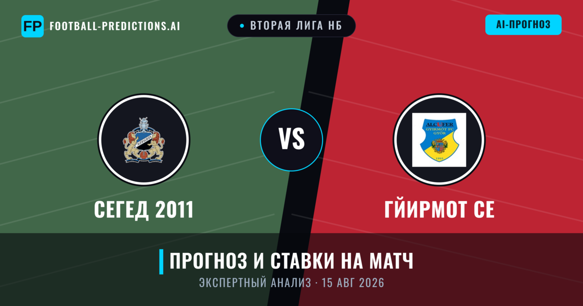 Сегед 2011 – Гйирмот СЕ — прогноз и превью матча