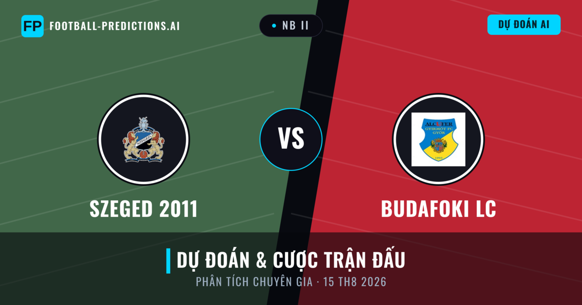 Szeged 2011 vs Budafoki LC — dự đoán và xem trước trận đấu