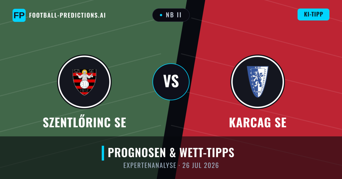Szentlőrinc SE vs Karcag SE — Prognose und Spielvorschau