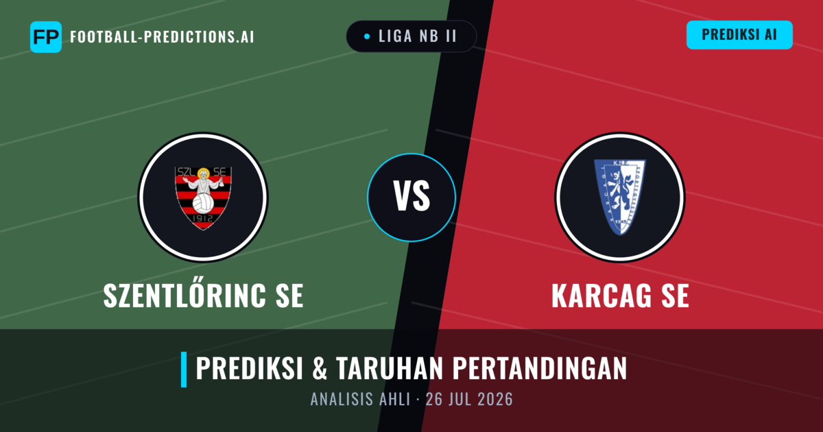 Szentlőrinc SE vs Karcag SE — prediksi dan pratinjau pertandingan