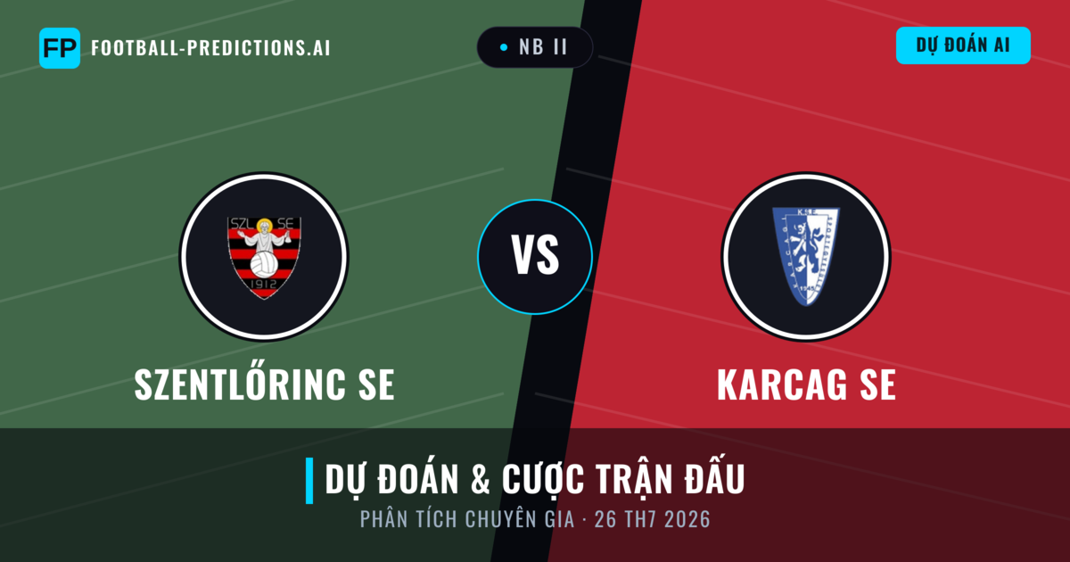 Szentlőrinc SE vs Karcag SE — dự đoán và xem trước trận đấu