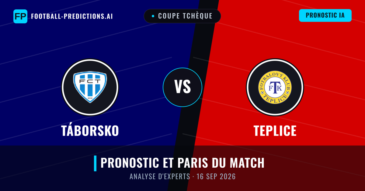 Táborsko vs Teplice — pronostic et avant-match