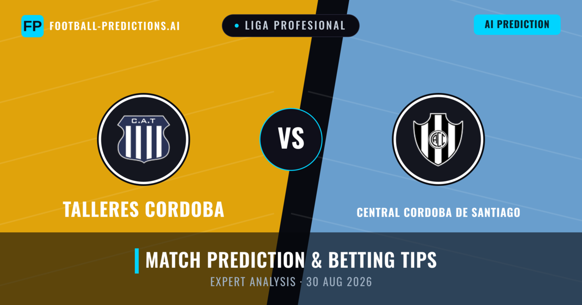 Talleres Cordoba vs Central Cordoba de Santiago — match prediction & preview