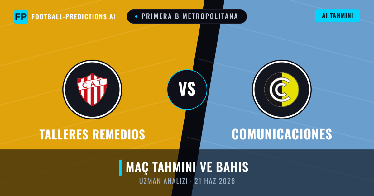 Talleres Remedios - Comunicaciones — maç tahmini ve önizleme