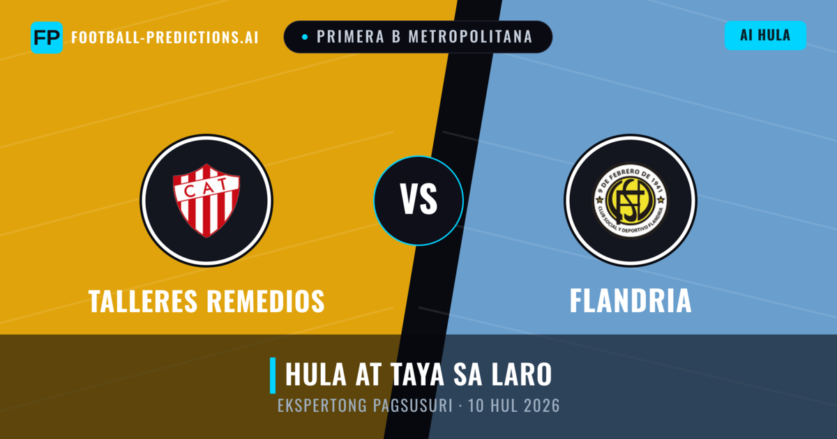 Talleres Remedios vs Flandria — hula at preview ng laban