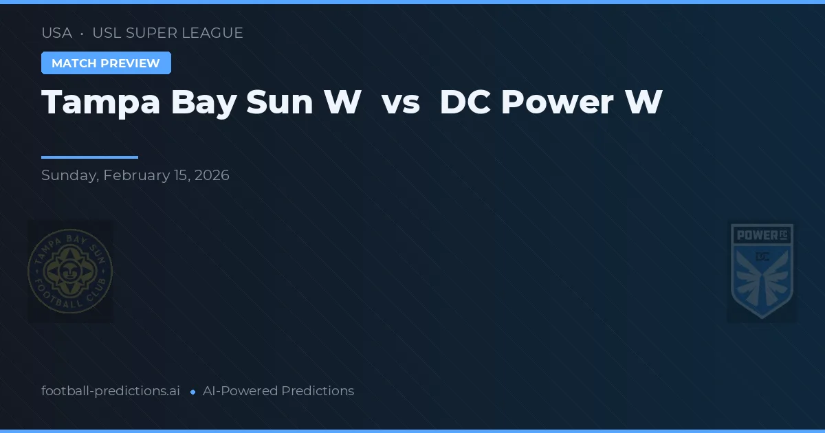 Tampa Bay Sun W vs DC Power W — hula at preview ng laban