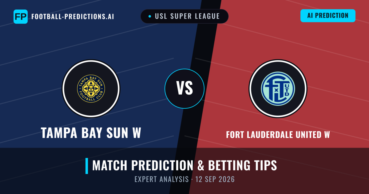 Tampa Bay Sun W vs Fort Lauderdale United W — match prediction & preview