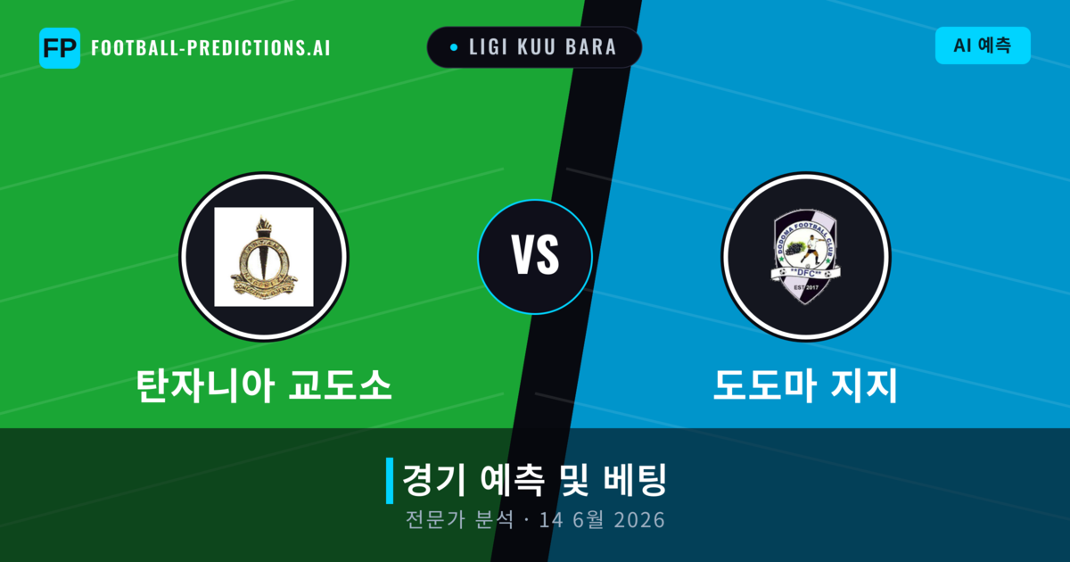 탄자니아 교도소 대 도도마 지지 — 경기 예측 및 프리뷰