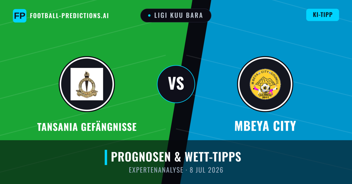 Tansania Gefängnisse vs Mbeya City — Prognose und Spielvorschau