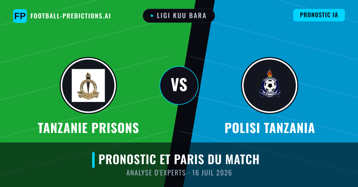 Tanzanie Prisons vs Polisi Tanzania — pronostic et avant-match