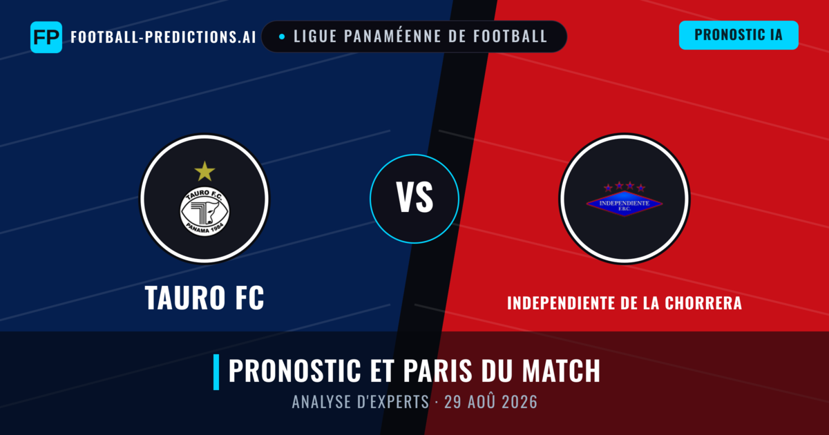 Tauro FC vs Independiente de La Chorrera — pronostic et avant-match