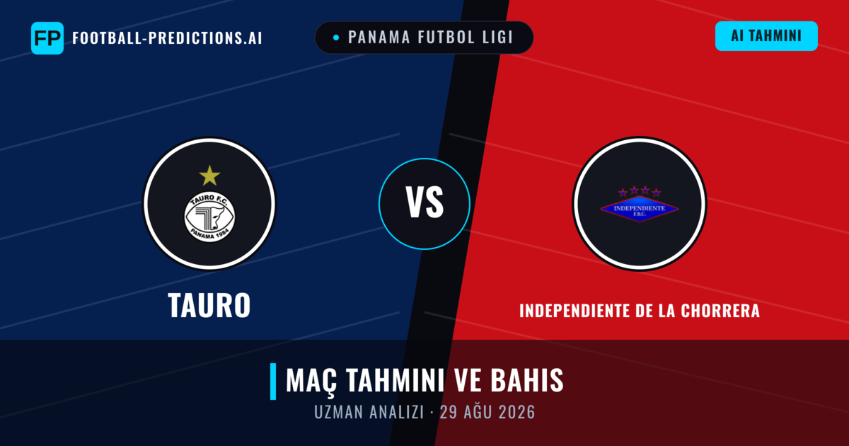 Tauro - Independiente de La Chorrera — maç tahmini ve önizleme