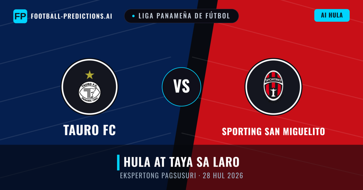 Tauro FC vs Sporting San Miguelito — hula at preview ng laban