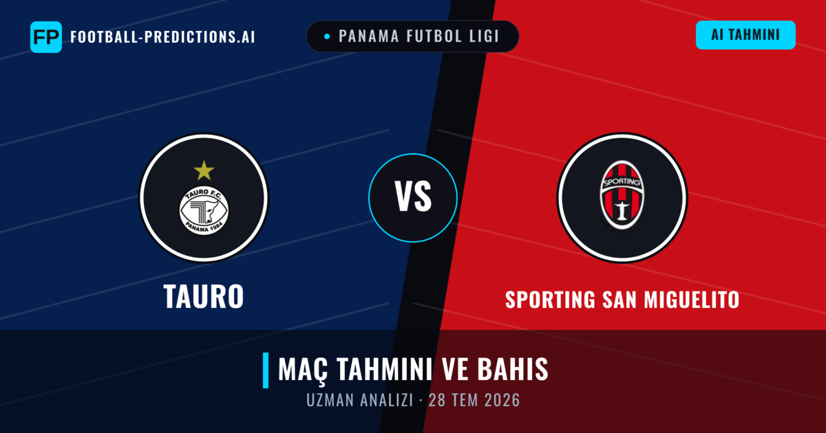 Tauro - Sporting San Miguelito — maç tahmini ve önizleme
