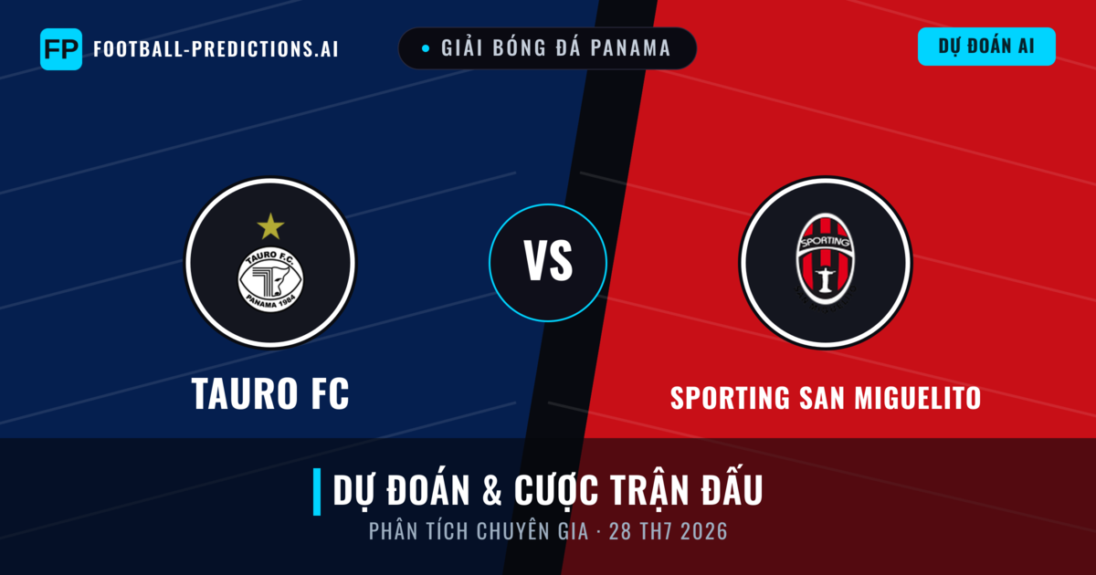 Tauro FC vs Sporting San Miguelito — dự đoán và xem trước trận đấu