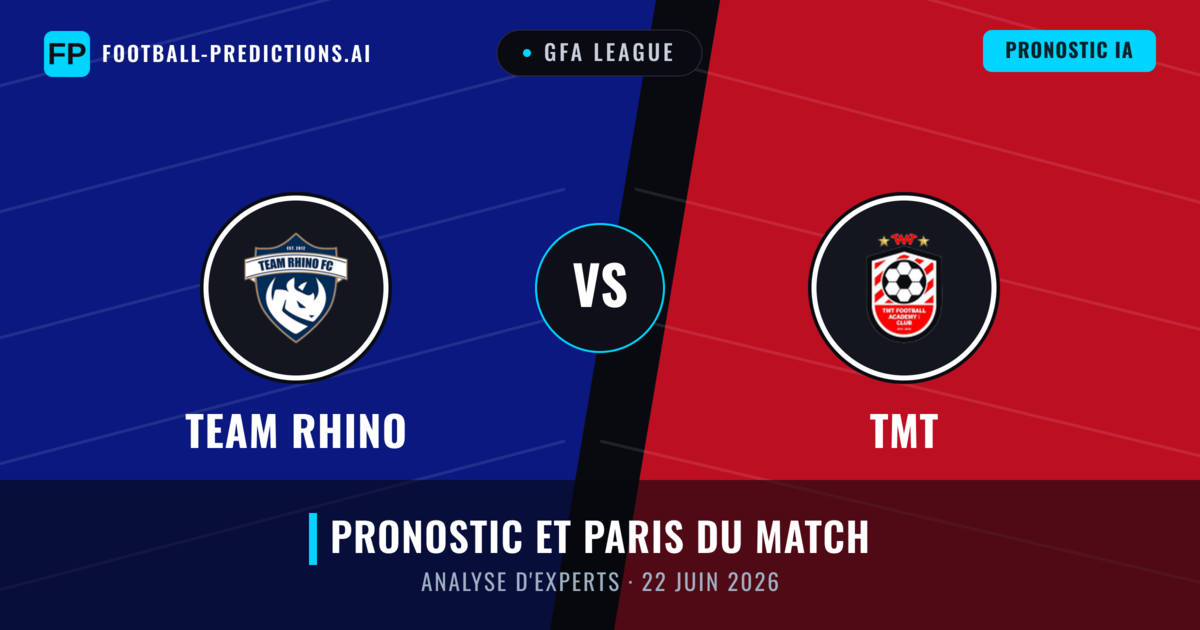 Team Rhino vs TMT — pronostic et avant-match