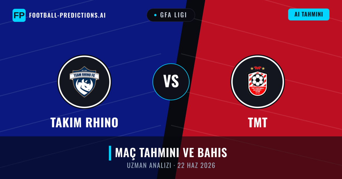 Takım Rhino - TMT — maç tahmini ve önizleme
