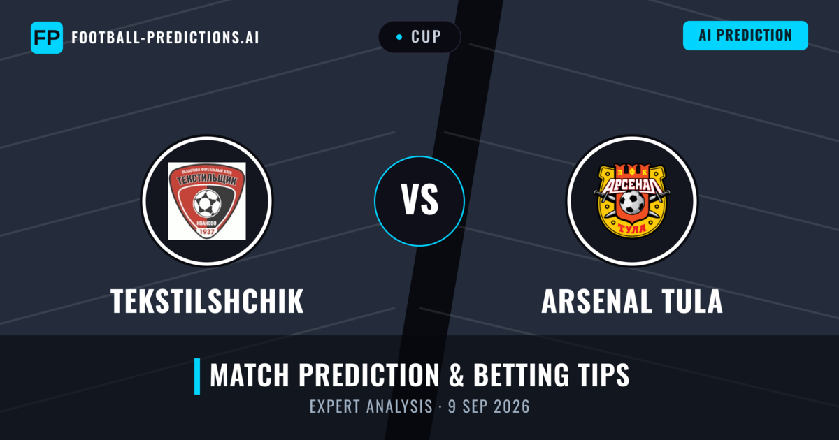 Tekstilshchik vs Arsenal Tula — match prediction & preview
