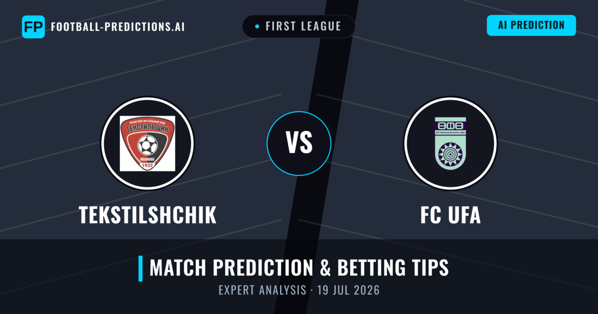 Tekstilshchik vs FC UFA — match prediction & preview