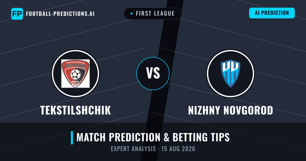 Tekstilshchik vs Nizhny Novgorod — match prediction & preview