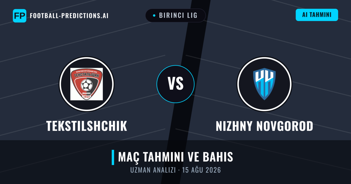 Tekstilshchik - Nizhny Novgorod — maç tahmini ve önizleme