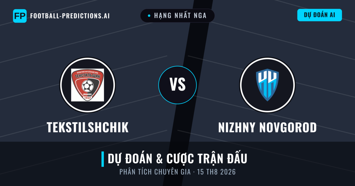 Tekstilshchik vs Nizhny Novgorod — dự đoán và xem trước trận đấu