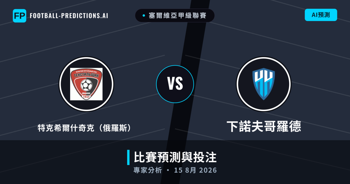 特克希爾什奇克（俄羅斯） vs 下諾夫哥羅德 — 比赛预测和前瞻