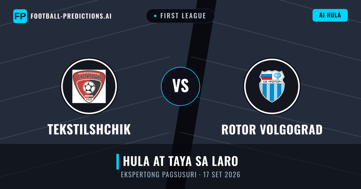 Tekstilshchik vs Rotor Volgograd — hula at preview ng laban