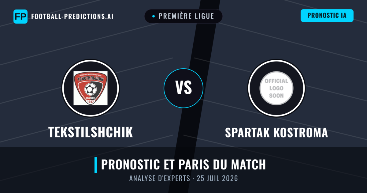 Tekstilshchik vs Spartak Kostroma — pronostic et avant-match