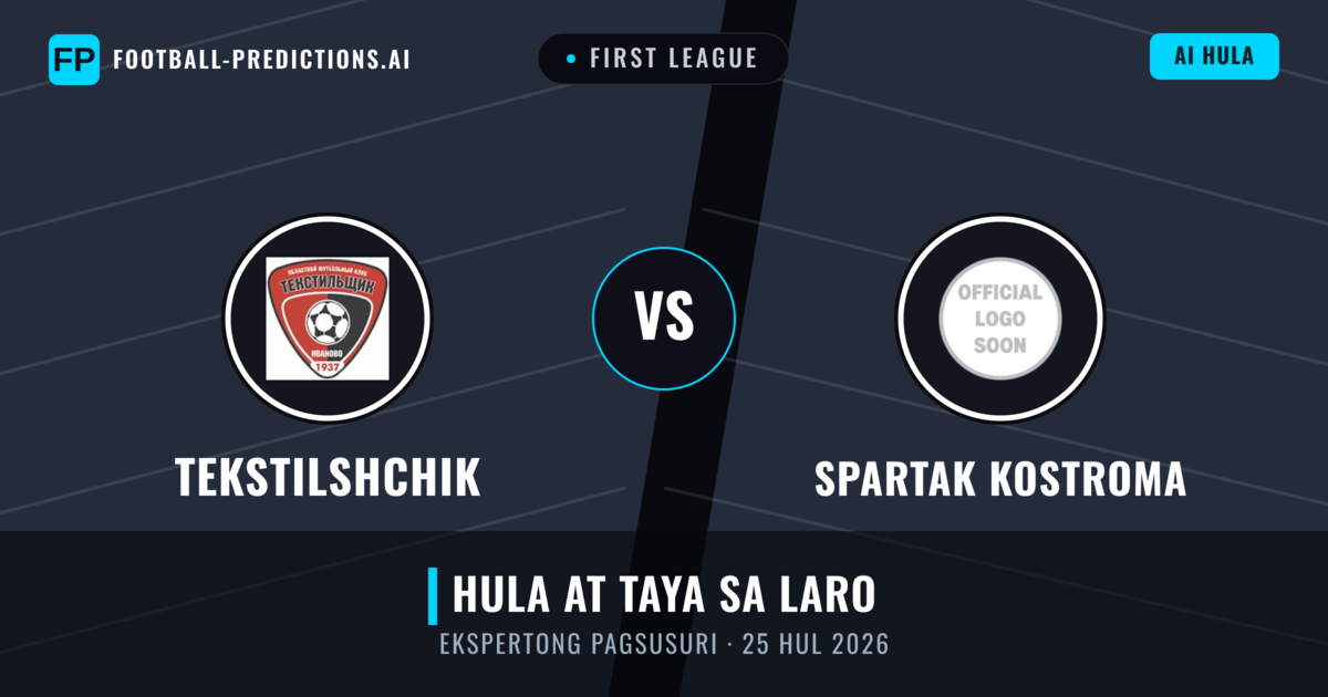 Tekstilshchik vs Spartak Kostroma — hula at preview ng laban