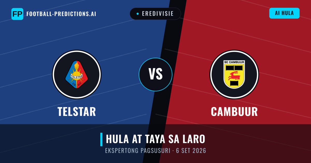 Telstar vs Cambuur — hula at preview ng laban