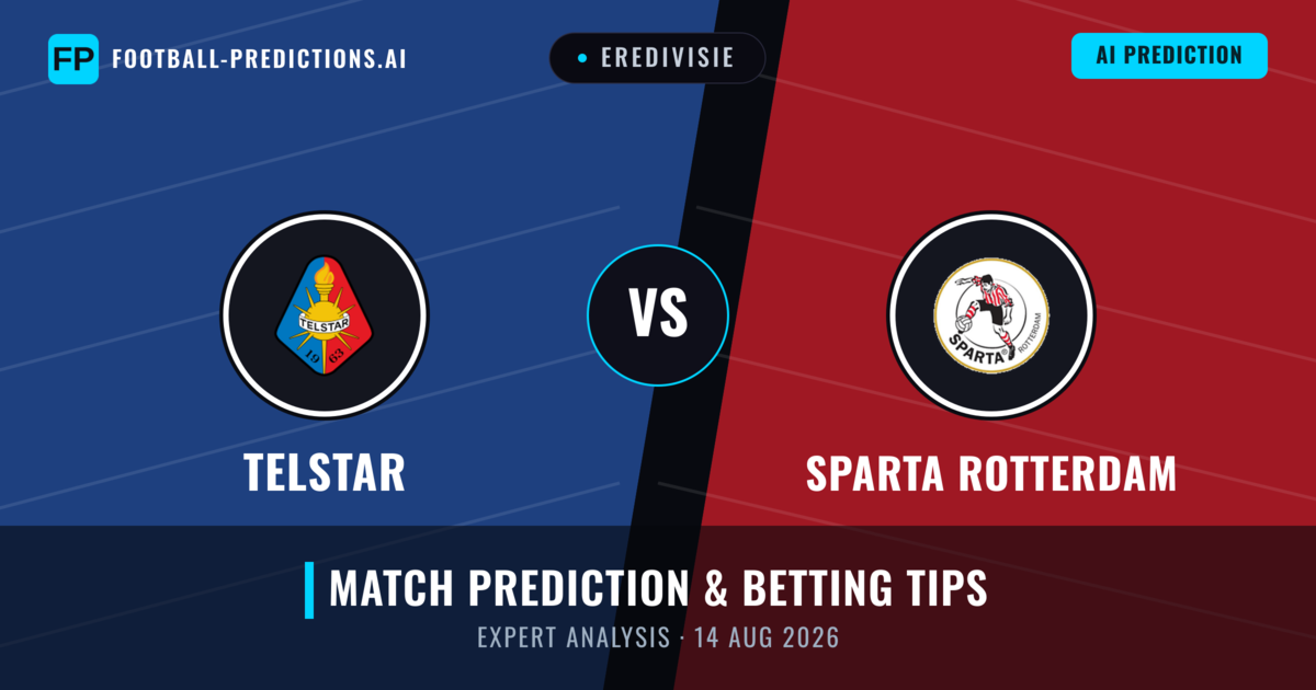 Telstar vs Sparta Rotterdam — match prediction & preview