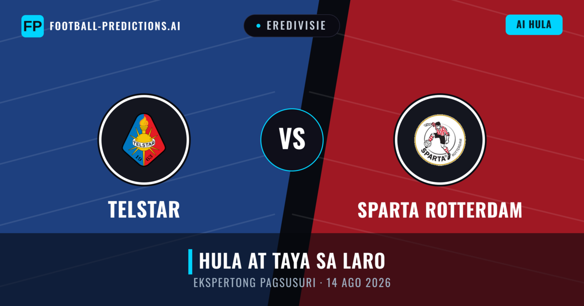 Telstar vs Sparta Rotterdam — hula at preview ng laban
