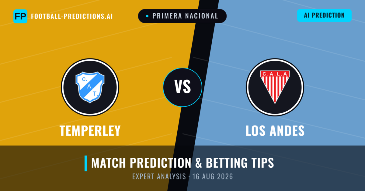 Temperley vs Los Andes — match prediction & preview
