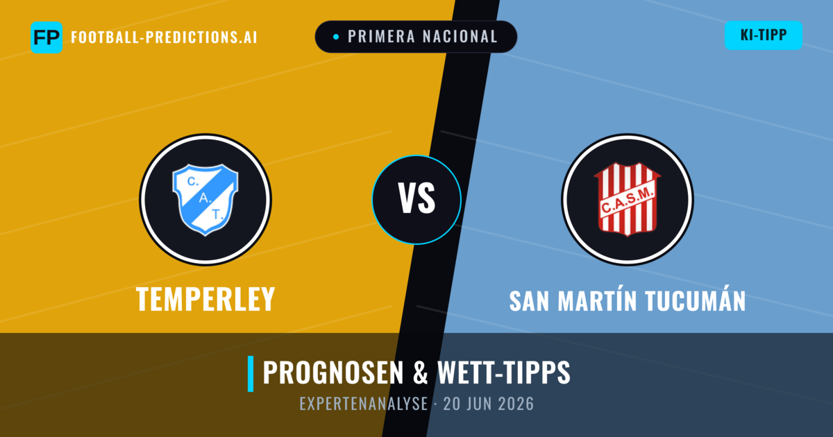 Temperley vs San Martín Tucumán — Prognose und Spielvorschau
