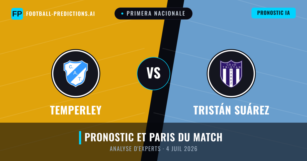 Temperley vs Tristán Suárez — pronostic et avant-match