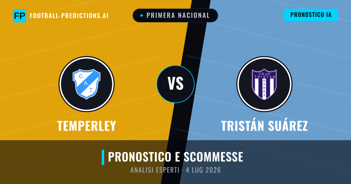 Temperley vs Tristán Suárez — pronostico e anteprima del match