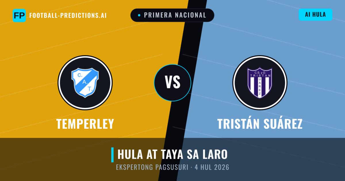 Temperley vs Tristán Suárez — hula at preview ng laban