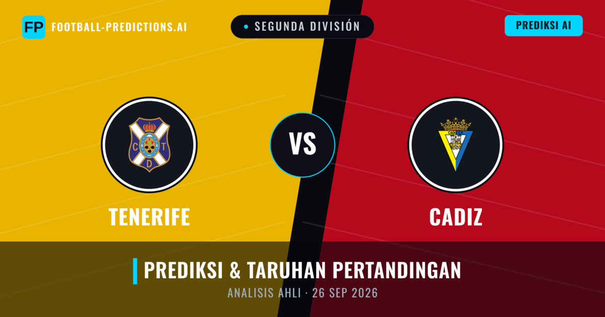 Tenerife vs Cadiz — prediksi dan pratinjau pertandingan