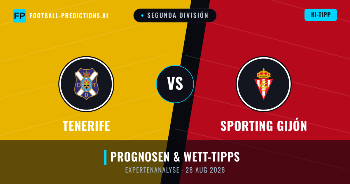 Tenerife vs Sporting Gijón — Prognose und Spielvorschau
