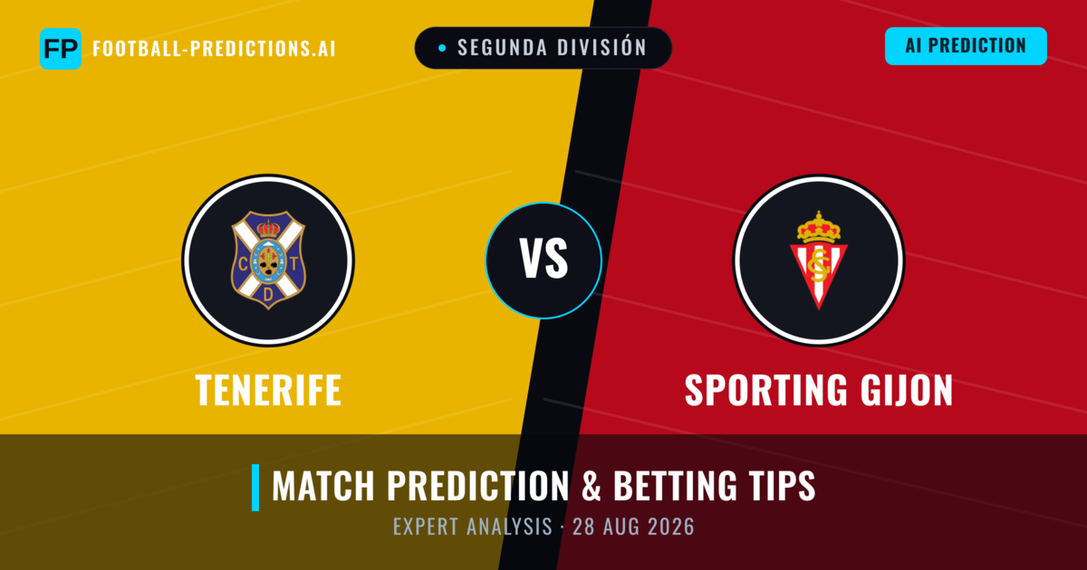 Tenerife vs Sporting Gijon — match prediction & preview
