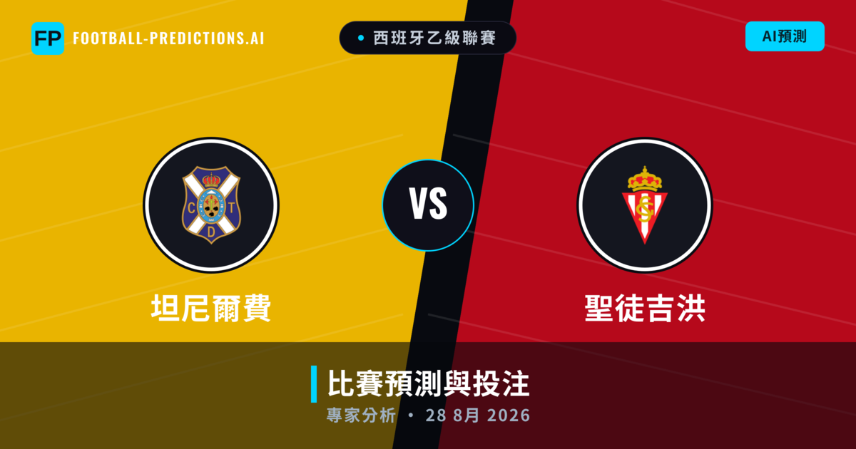坦尼爾費 vs 聖徒吉洪 — 比赛预测和前瞻